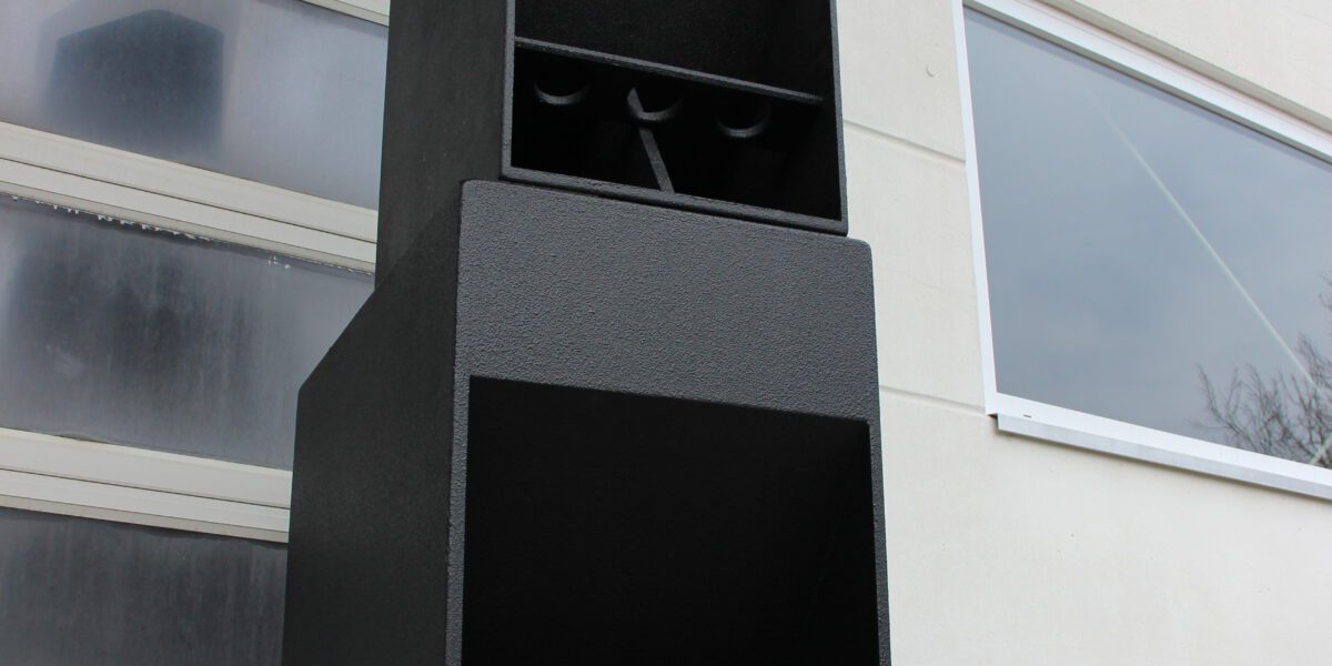 Einzelansicht rechter Stack der kleinen PA Anlage